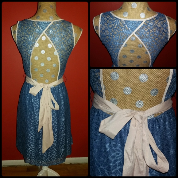 A'reve Lace Knee Length Dress - Picture 7 of 9